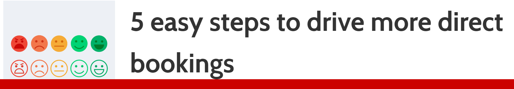 5 easy steps for more direct bookings, that most miss