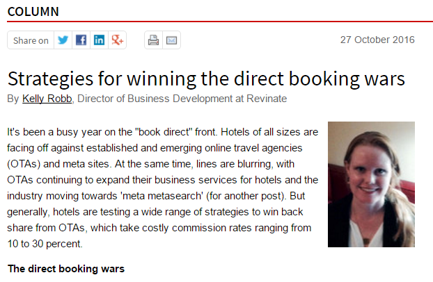 Strategies for more direct bookings